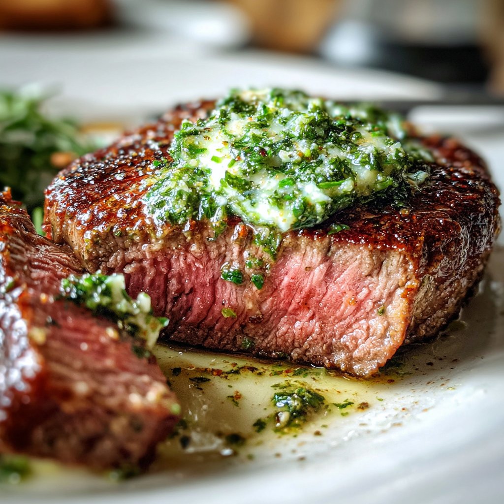 Rinderfilet mit Kräuterbutter
