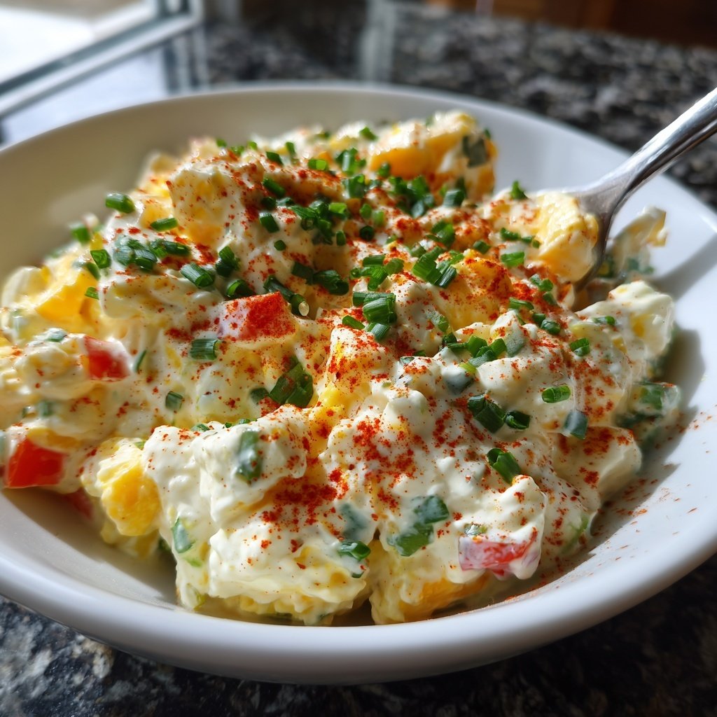 Schnell & Einfach 10-Minuten-Eiersalat mit Joghurt