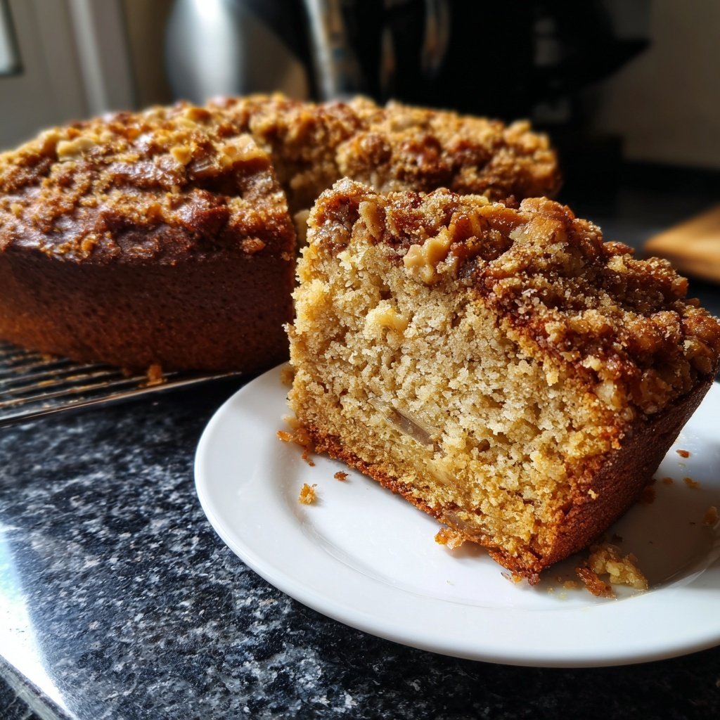 Bananenkuchen mit Nusskruste