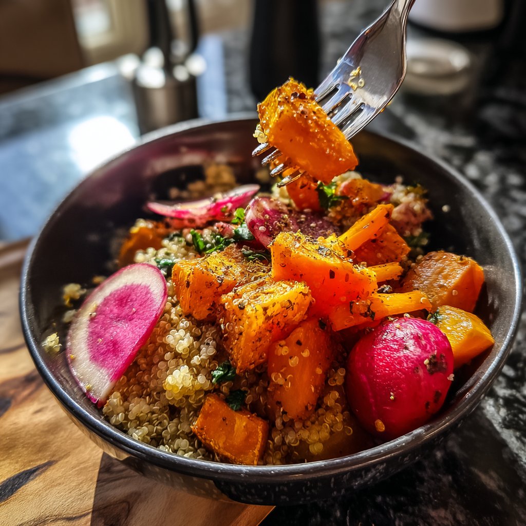 Buddha Bowl mit Quinoa und Gemüse