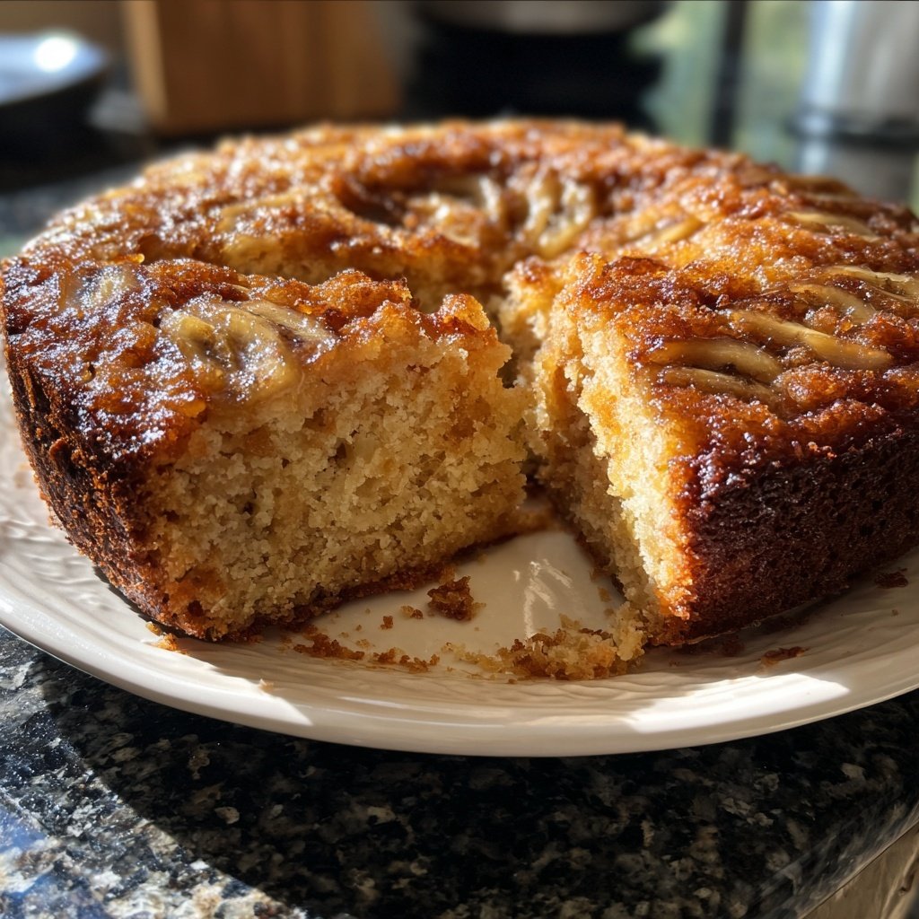 Bananenkuchen mit Hafermehl