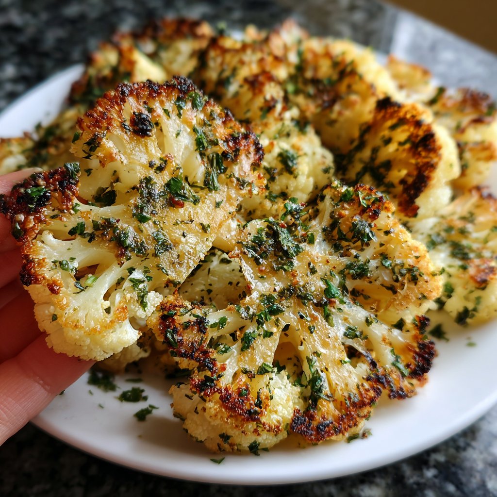 Blumenkohl mit Petersilie