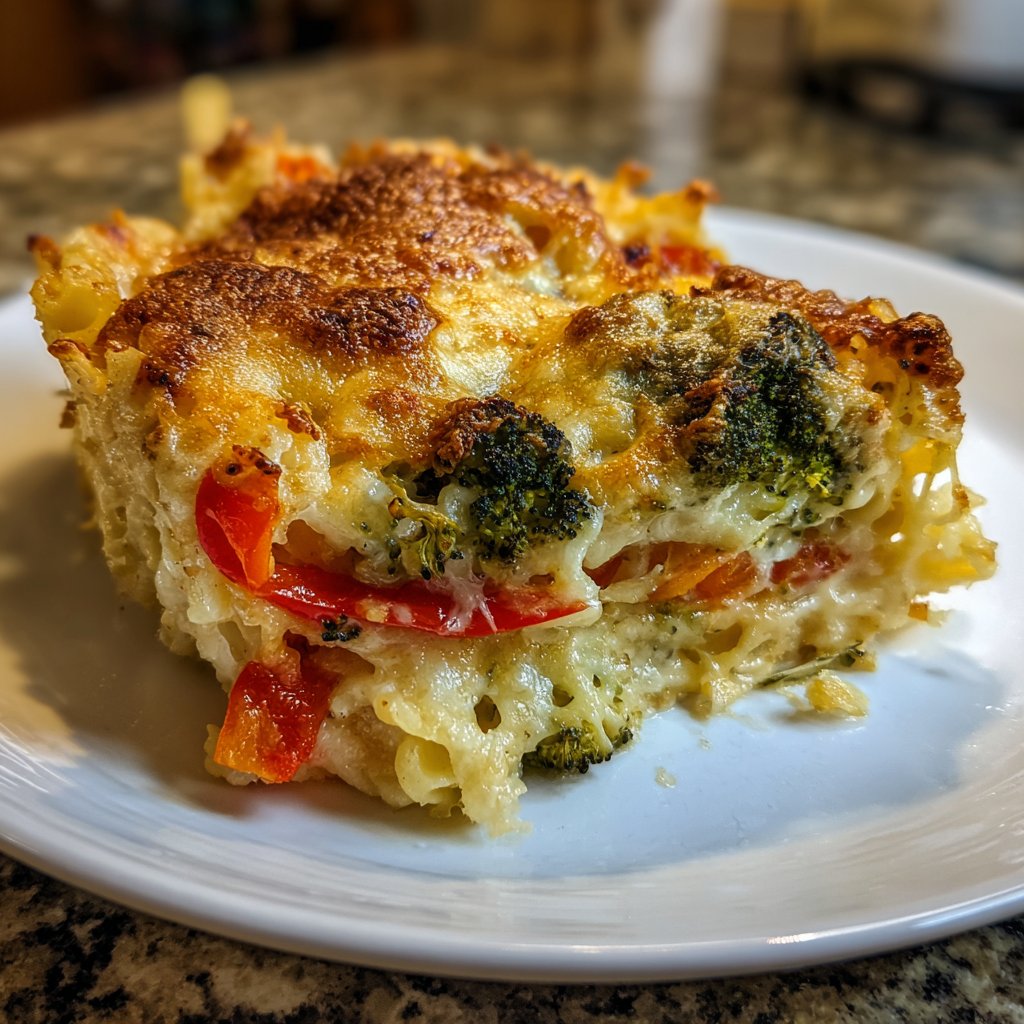 Nudelauflauf mit Gemüse