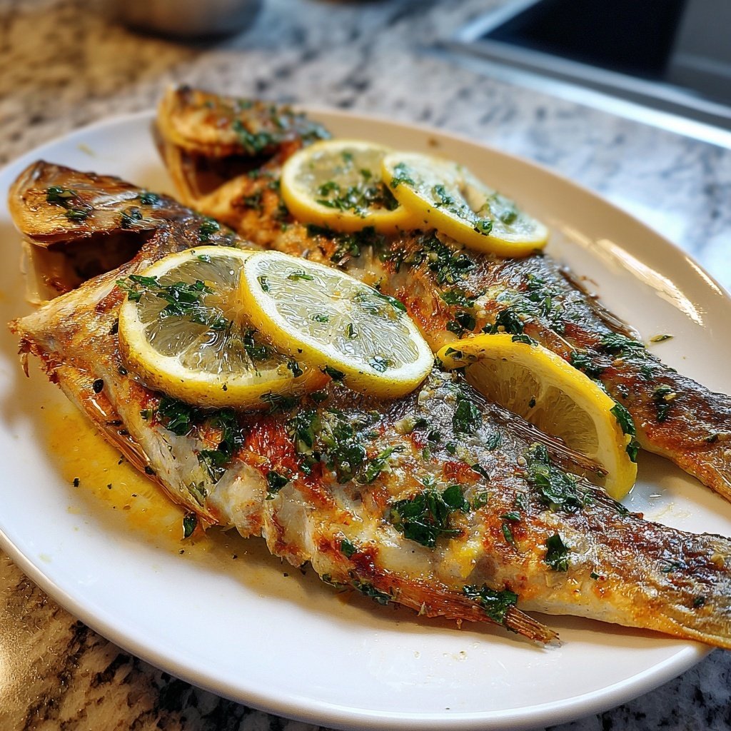 Gesund & Leicht Zitronen-Gegrillter Fisch