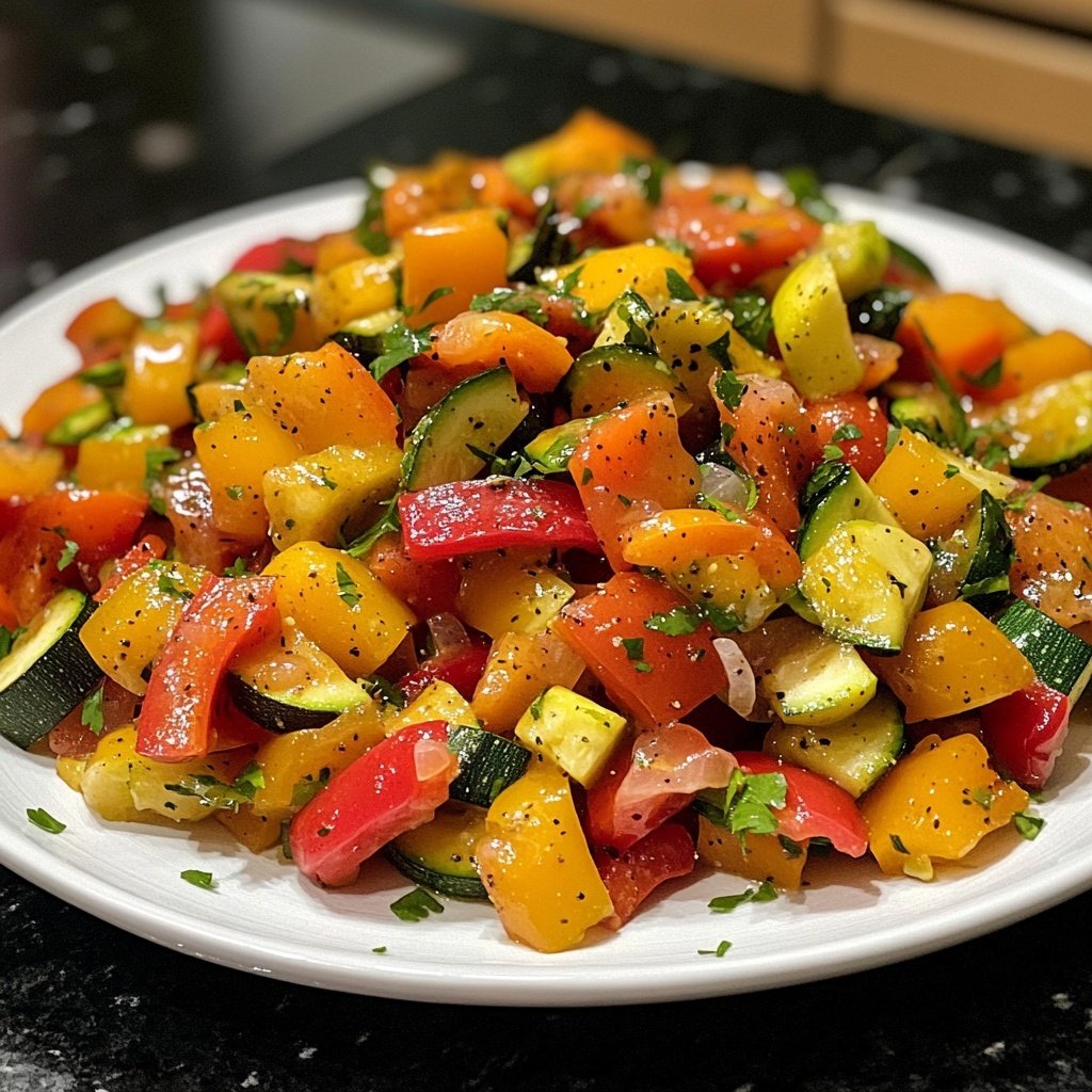 Gemüsepfanne mit Zitronengras